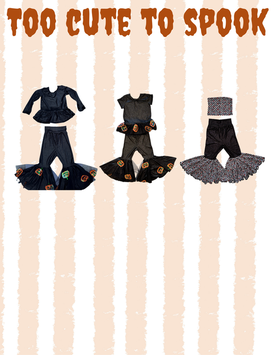 Peplum/Tube Top with Bells