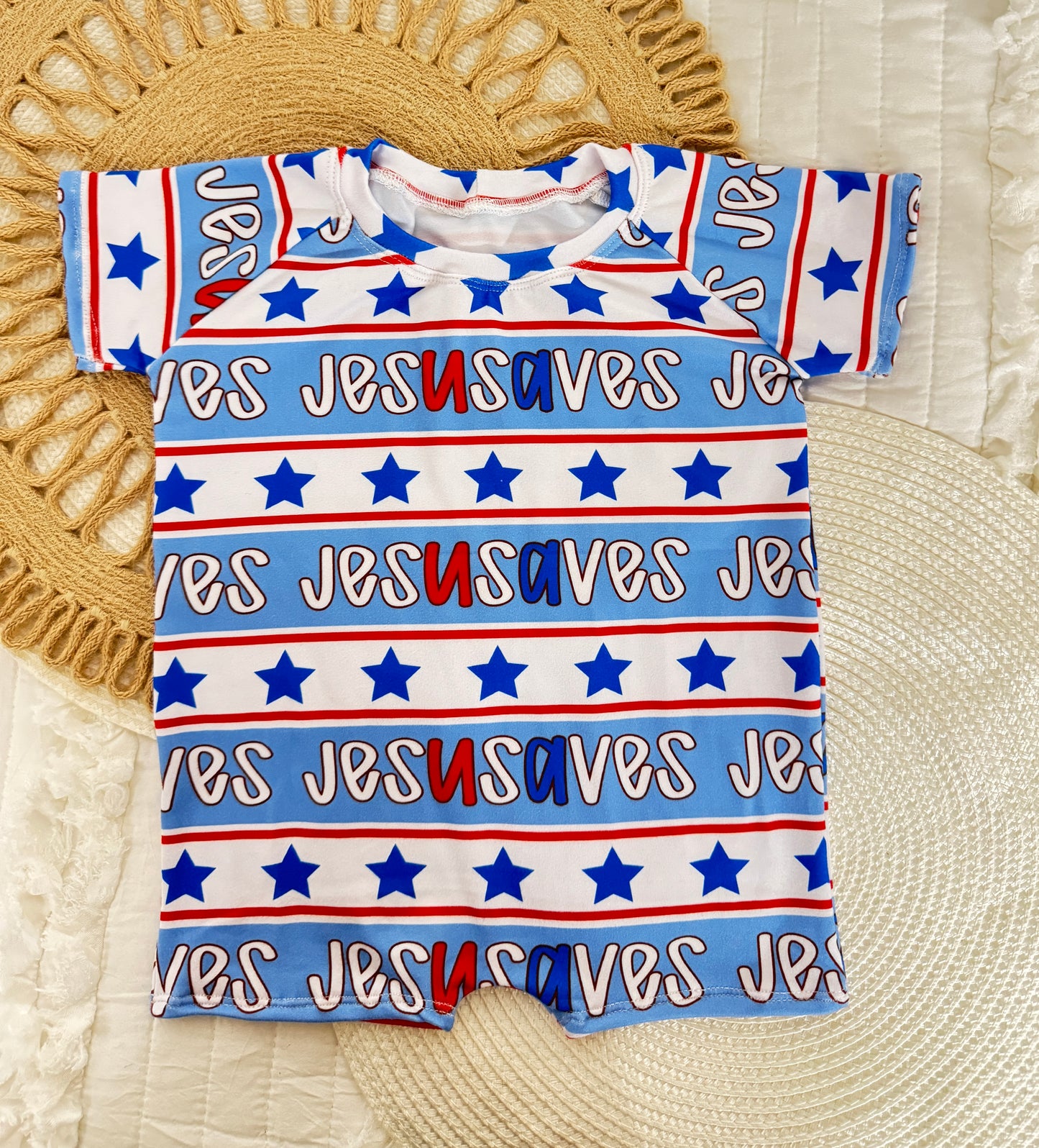 3/6 Sleeved Shorties Romper